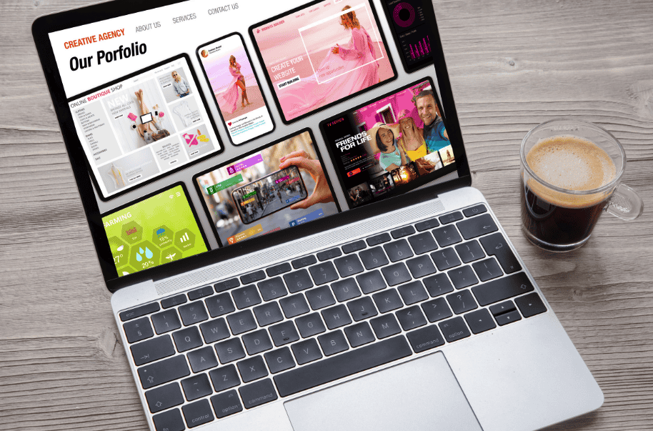 Small business website design and development portfolio